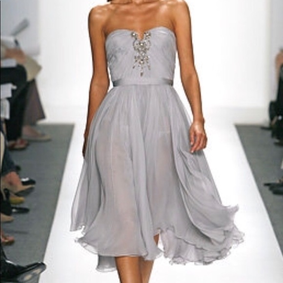 reem acra cocktail dress